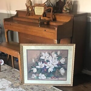 Rare Vintage Large Home Interiors Gold Picture